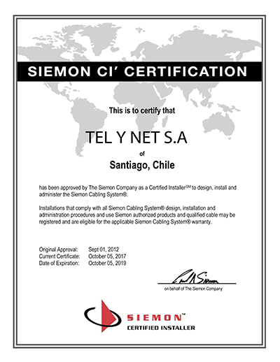 SIEMON-certificado-DE-TELYNET